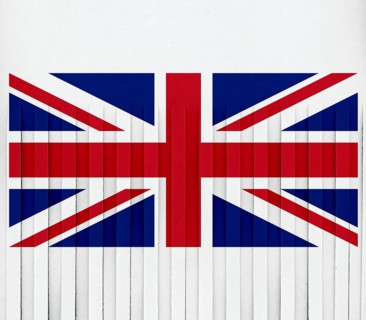 Shredded flag of the United Kingdom