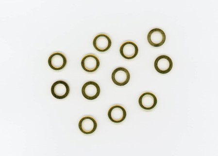 Brass washer for door hinge