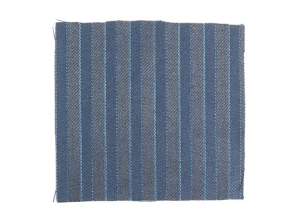 Blue fabric sample