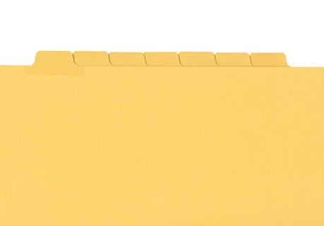 Yellow file folder