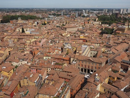 Aerial view of Bologna
