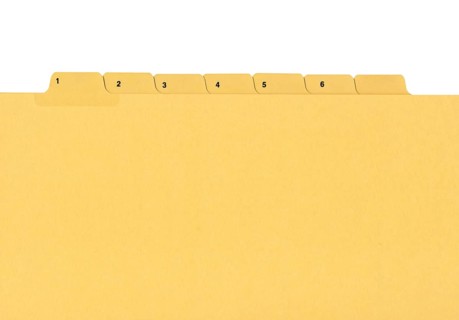 Yellow file folder