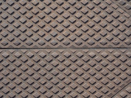Steel diamond plate background