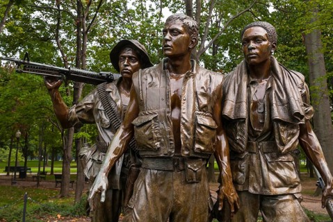 Memorial to the Vietnam War in Washington D. C.