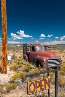 Decommissioned classic car