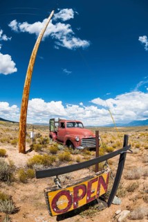 Decommissioned classic car