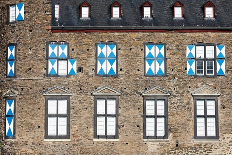 Gondorf castle along the Moselle River