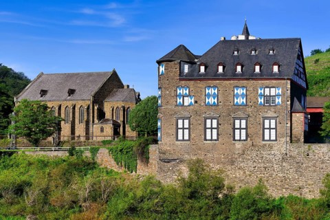 Gondorf castle along the Moselle River