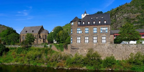 Gondorf castle along the Moselle River