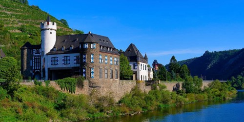 Gondorf castle along the Moselle River