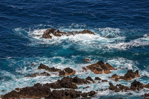 Sea surf off Porto Moniz