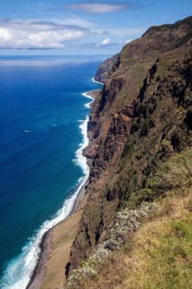View of the cliffs from the Miradouro da Boa Morte