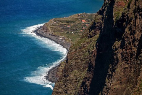 View of the cliffs from the Miradouro da Boa Morte