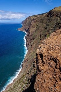 View of the cliffs from the Miradouro Farol da Ponta do Pargo