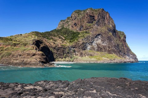 Eagle rock near Porto da Cruz