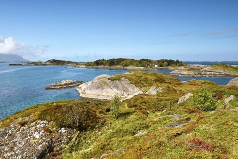 Archipelago Landscape on the Atlantic Road in Norway