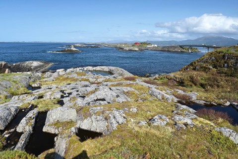 Archipelago Landscape on the Atlantic Road in Norway