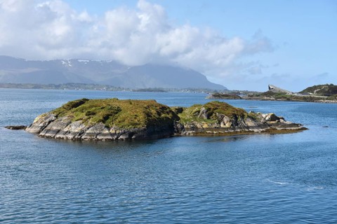 Archipelago Landscape on the Atlantic Road in Norway