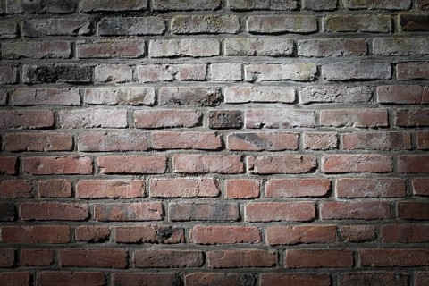 Brick wall as background