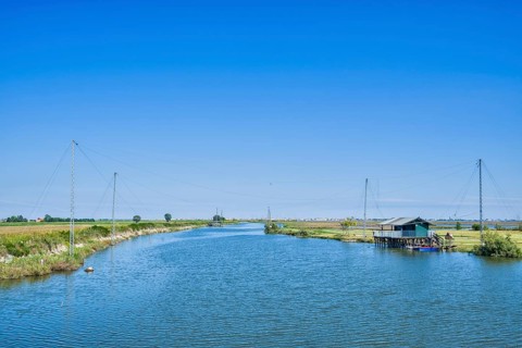 Trabucchi on the Canal dei Cuori near Chioggia