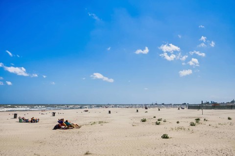 Off-season on the beach of Porto Garibaldi