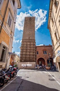 Slate city tower Ravenna