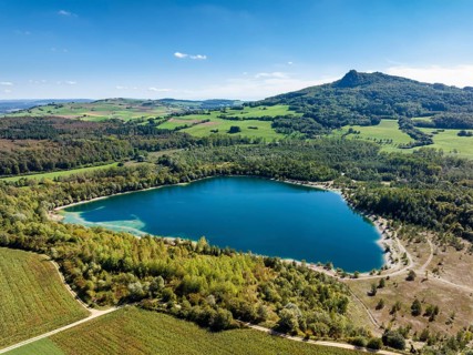 Aerial view of Lake Binningen