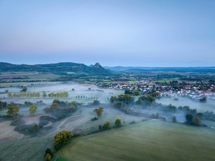 Aerial view of the Hausener Aachried