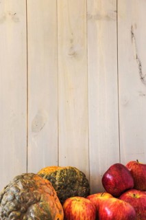 Fruits vegetables near wall