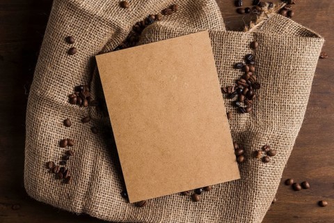 Package coffee beans sackcloth