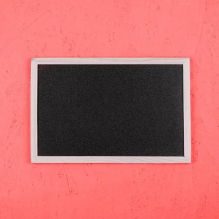 Small blank blackboard coral painted wall
