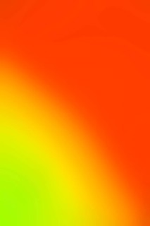 Vivid red tones blur