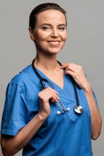 Woman working as doctor 2