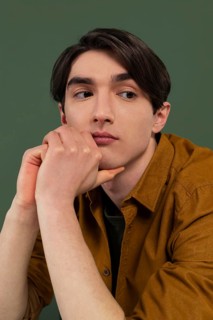 Young man wearing shirt posing 3