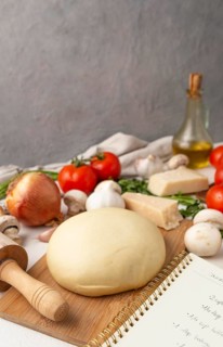 Assortment different delicious ingredients 4