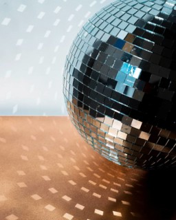 Big disco ball floor