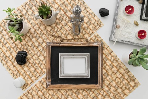 Chalkboard with frame