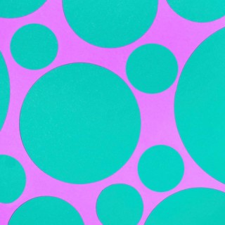 Green geometric circle shape backdrop
