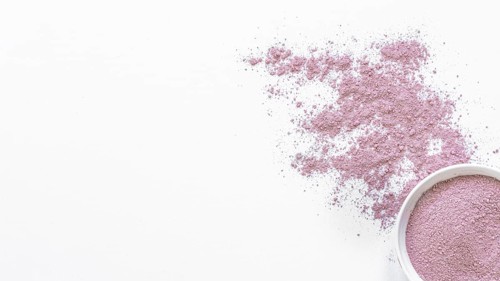 Natural spa violet sand bowl
