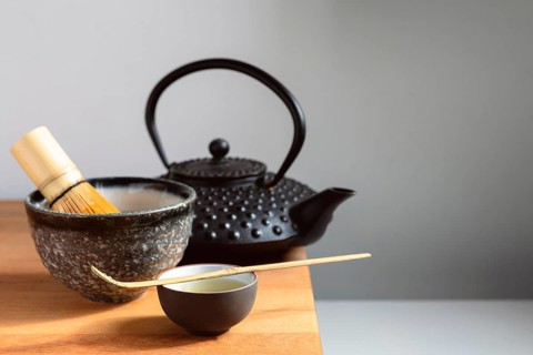 Teapot tea set wooden tray 5