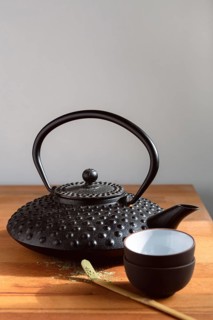 Teapot tea set wooden tray 6