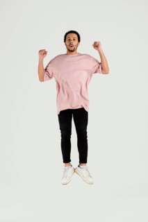 Young handsome man jumping 11