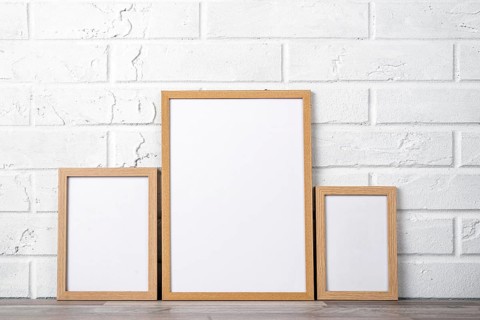 Blank frame collection shelf 2