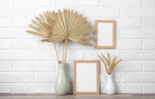 Blank frame collection wall vase 4