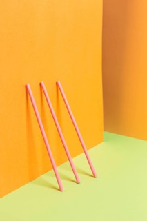 Colorful plastic straw collection 3
