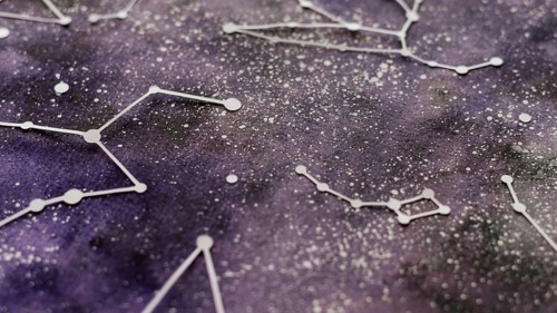 Creative composition paper planets 3