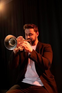 Musician celebrating jazz day 2