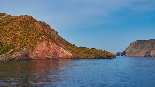 Steep coast