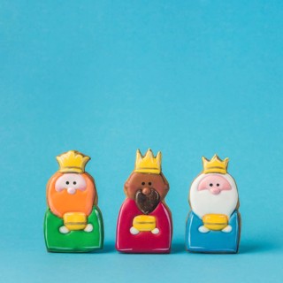 Front view three kings epiphany day