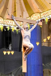 Altar with canopy